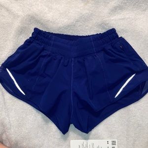 lark blue lululemon shorts size 2. 2.5” inseam!!!